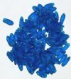 3x11mm Matte Glass Dagger Beads
